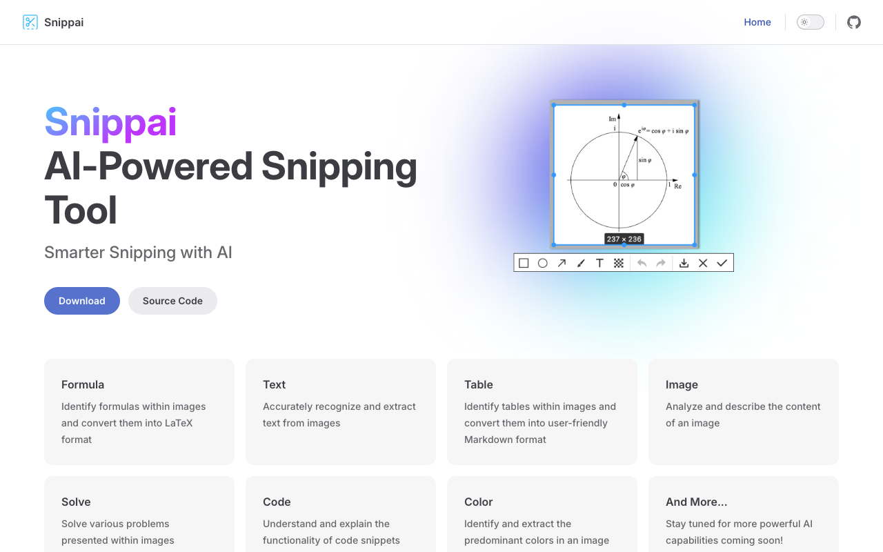 SnippAI - AI-Powered Snipping Tool