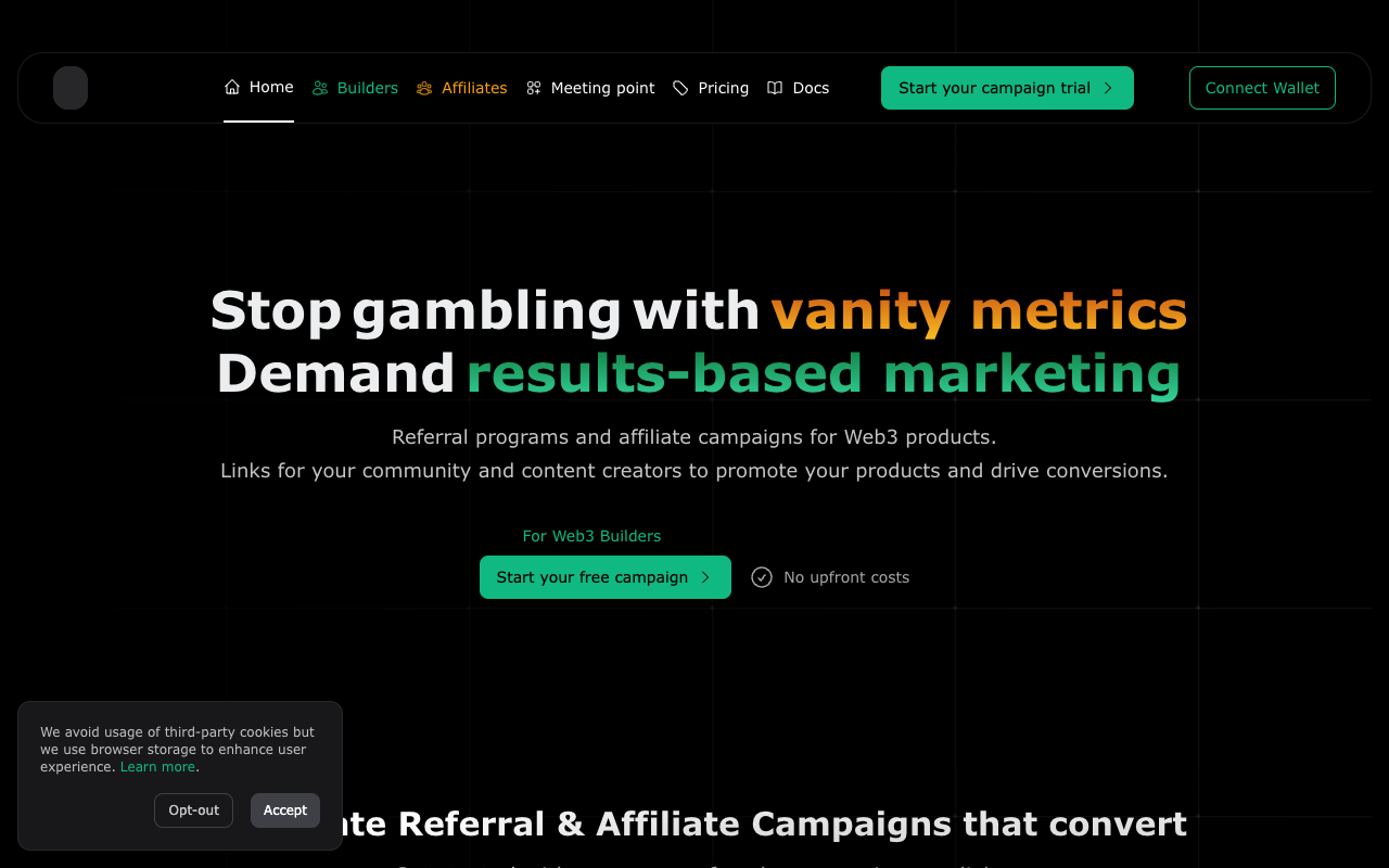 BreadCrumbs - Increase sales and visibility with blockchain affiliation