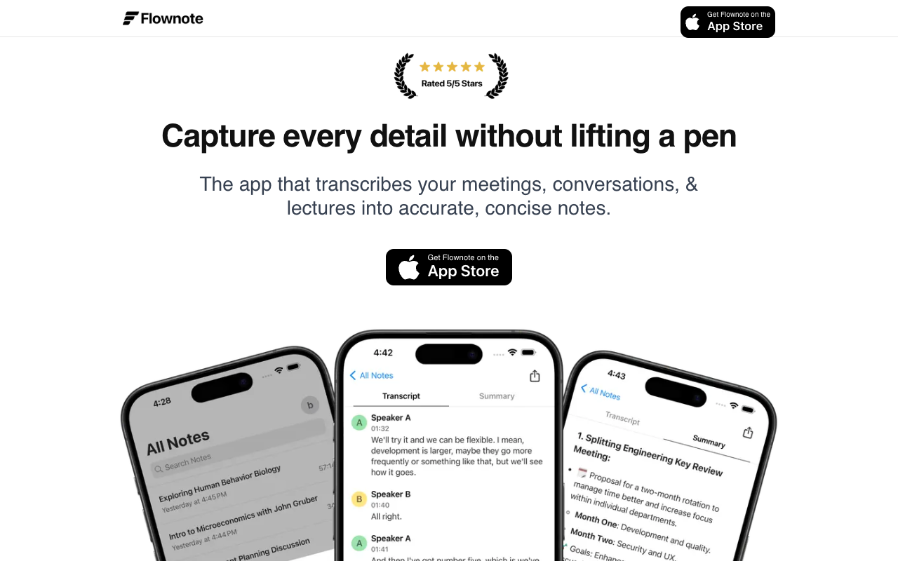 Flownote - Your Mobile Meeting Assistant
