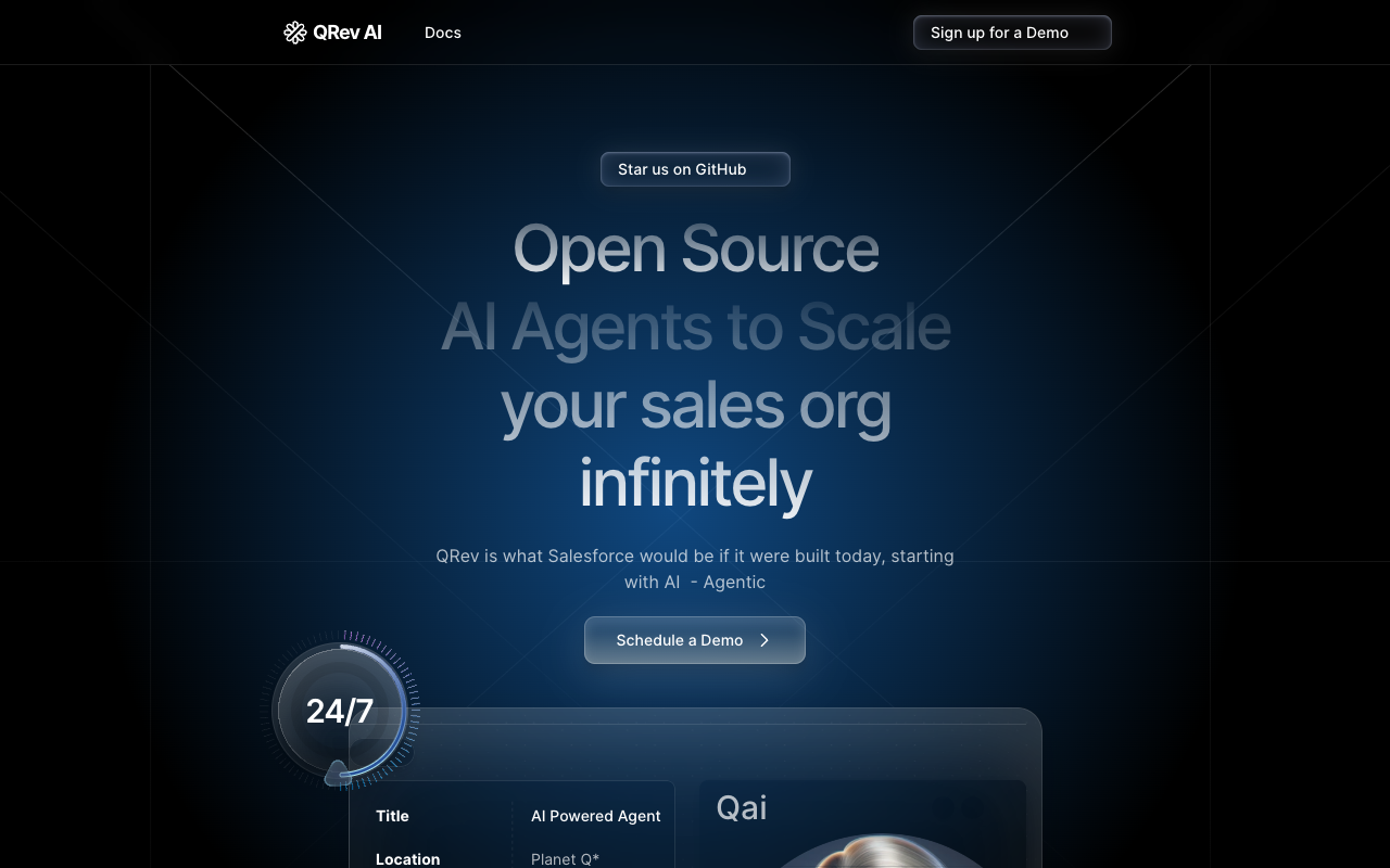 QRev - Open Source AI-first Alternative to Salesforce