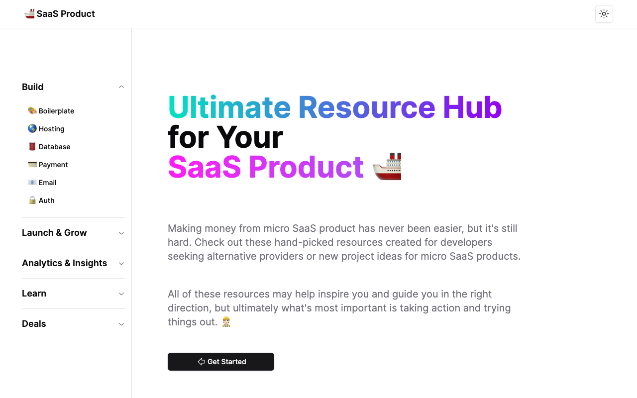 Ultimate Resource Hub for SaaS Product - Hand-picked resources for developers seeking alt-providers SaaS Developers Resources