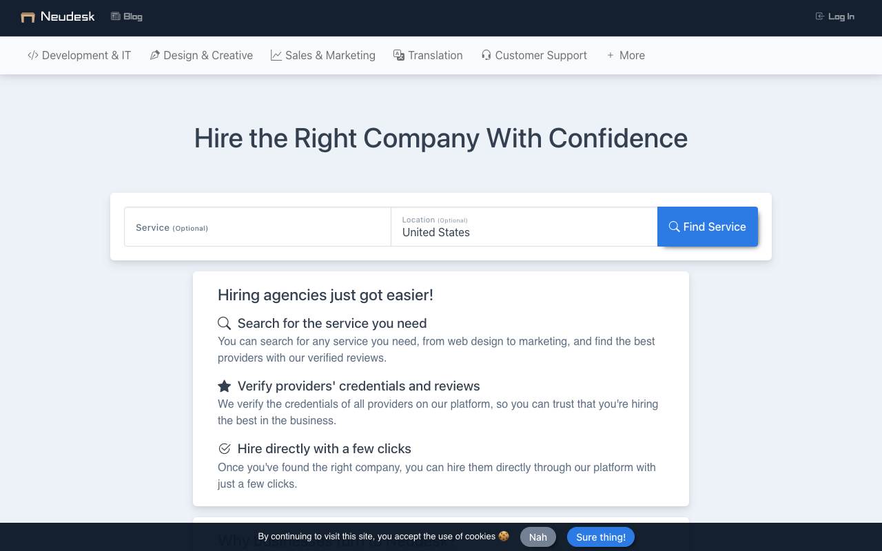 Neudesk - The Best Free Website Builder for Small Businesses