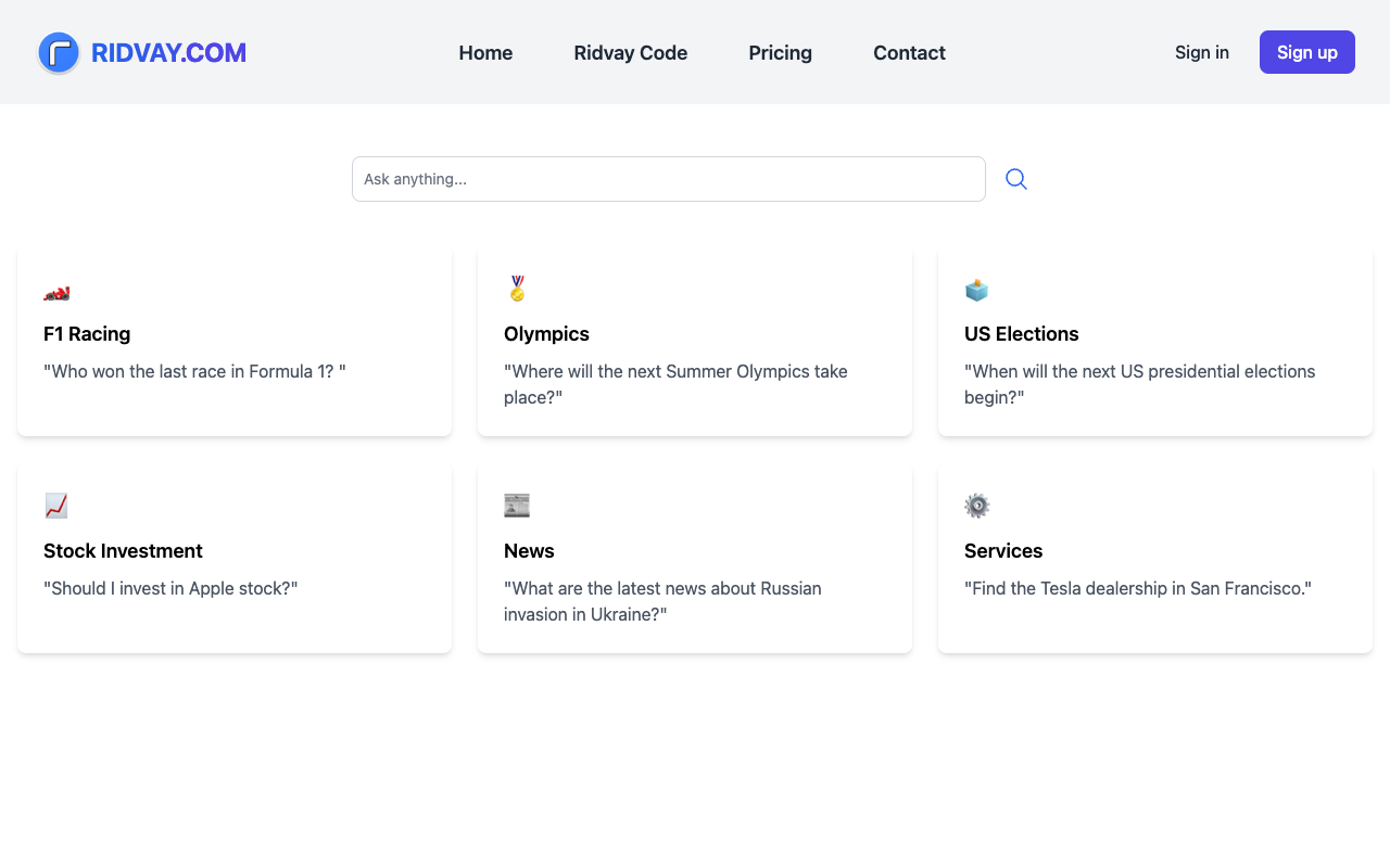Ridvay Assisted Search - Search Smarter, Not Harder