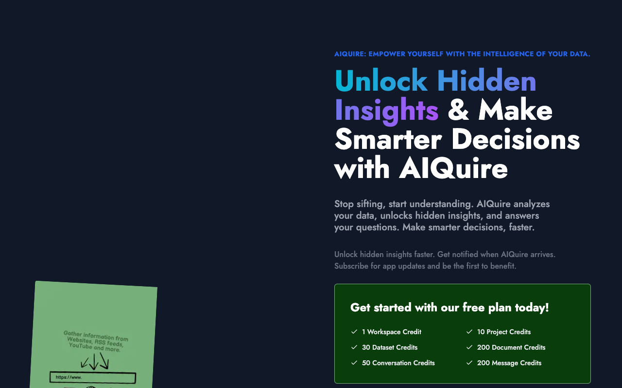 AIQuire - Empower yourself with the intelligence of your data