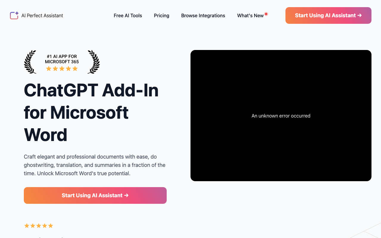 AI Perfect Assistant for Microsoft Word - Unlocking the True Potential of Document Creation