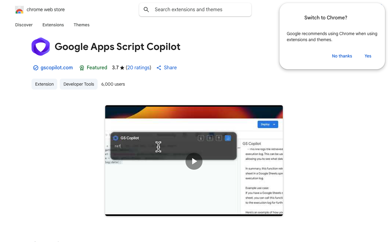 Google Apps Script Copilot - An AI Coding Assistant for Google Apps Script