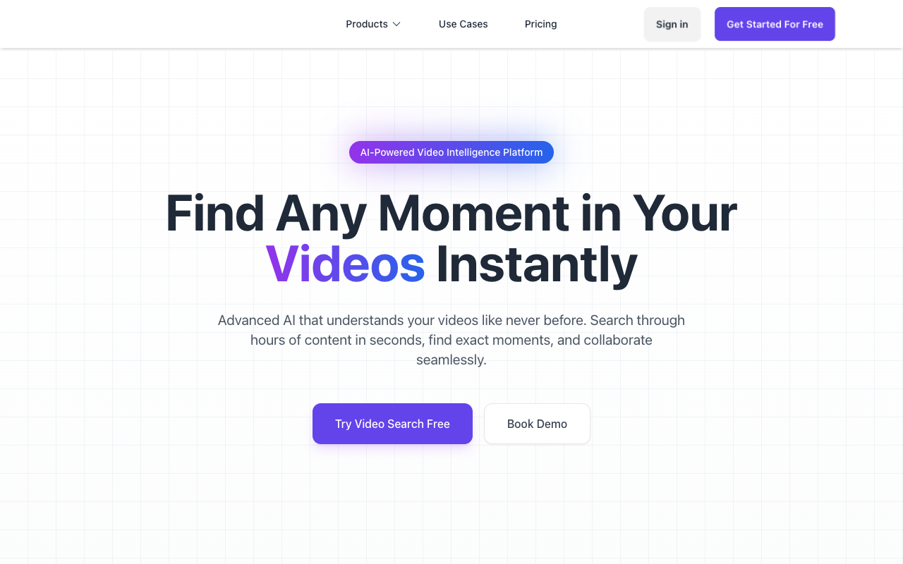 QuickSight - AI-driven Video Search and Analytics