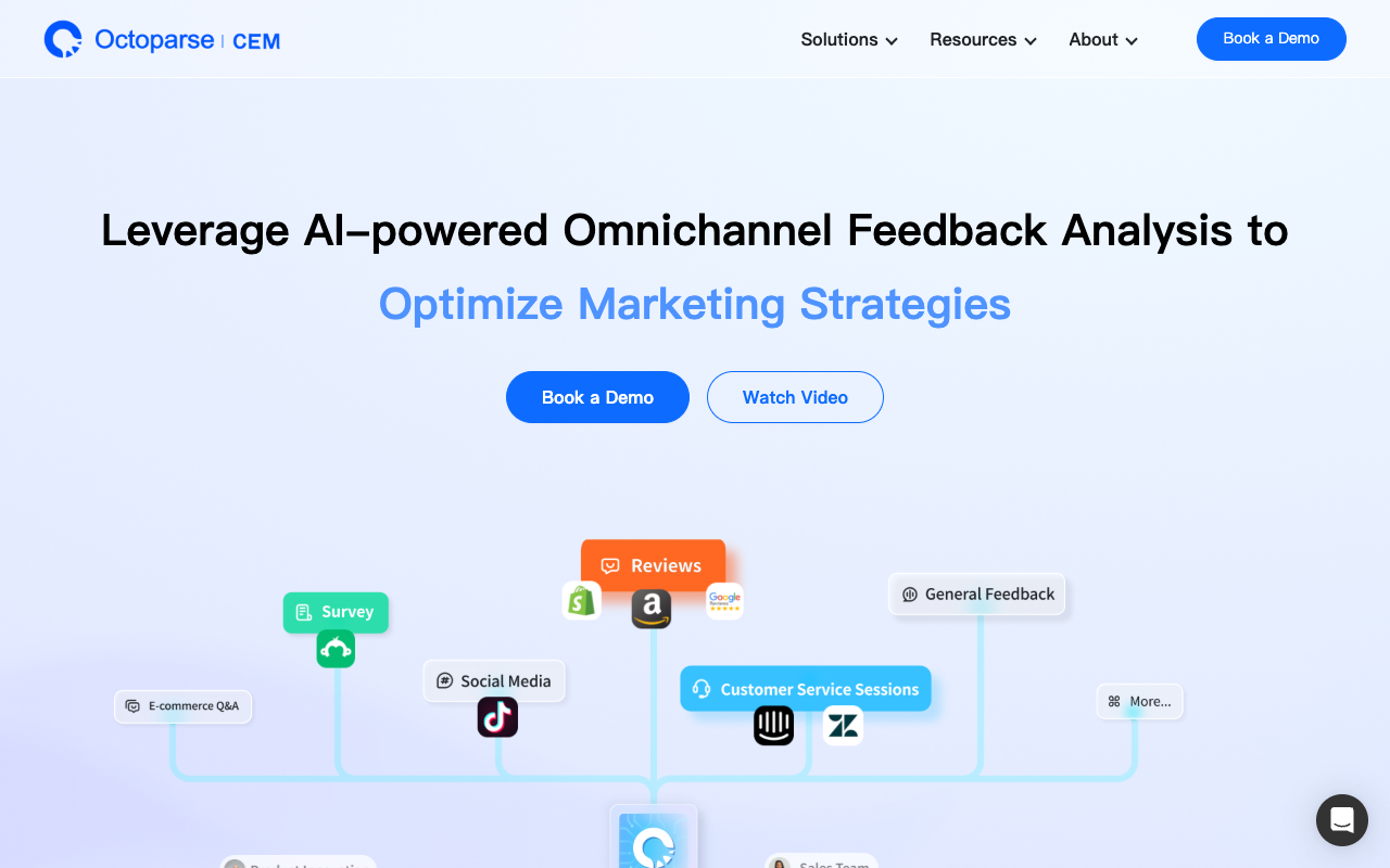 Octoparse VOC - AI-powered Consumer Review Research Extension