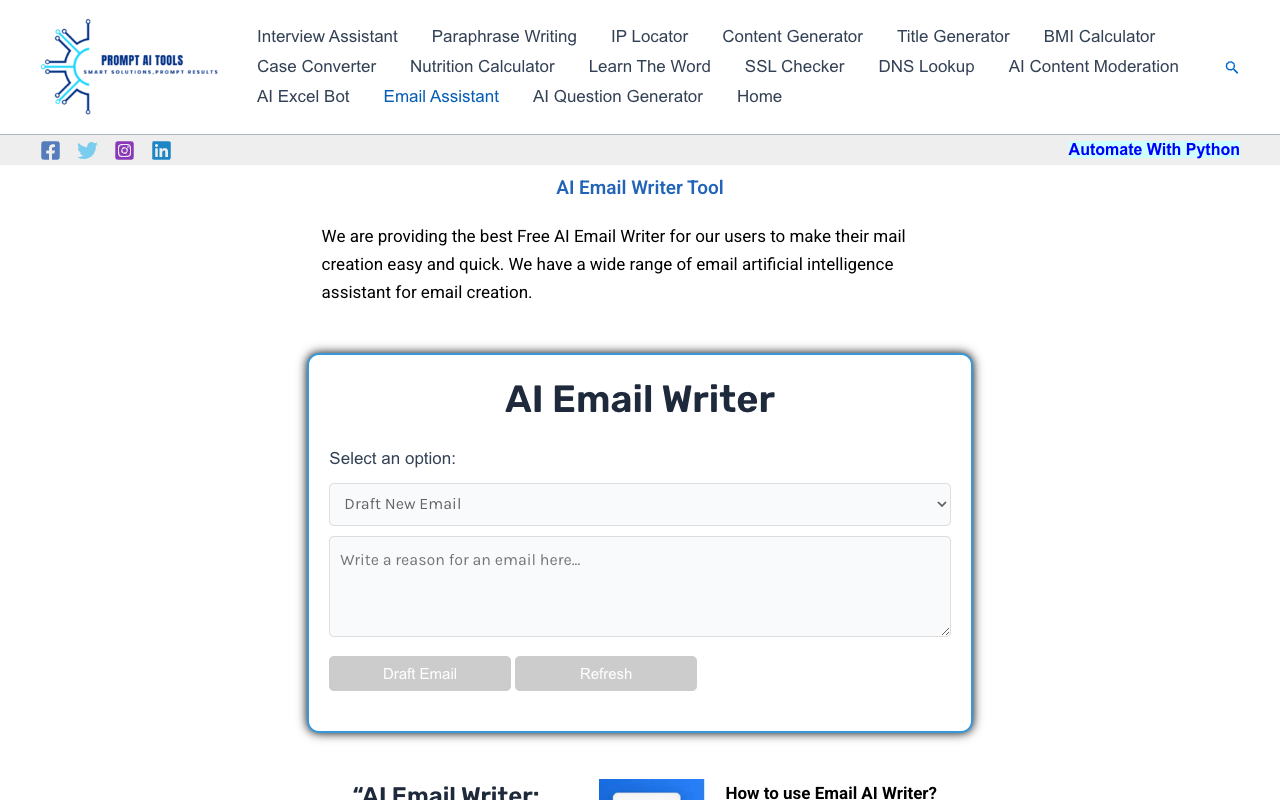 Introducing PromptAI Tools: Enhance Your Email Communications with Email AI Assistant