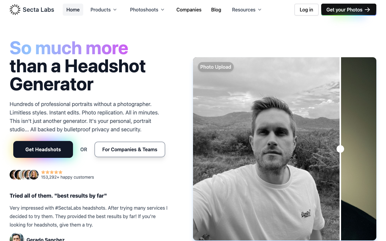 Secta Labs - Democratizing first impressions with AI