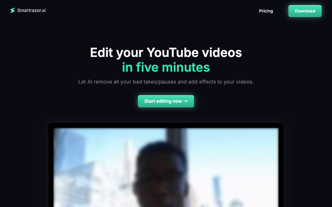 Smartrazor - Edit YouTube videos in half the time