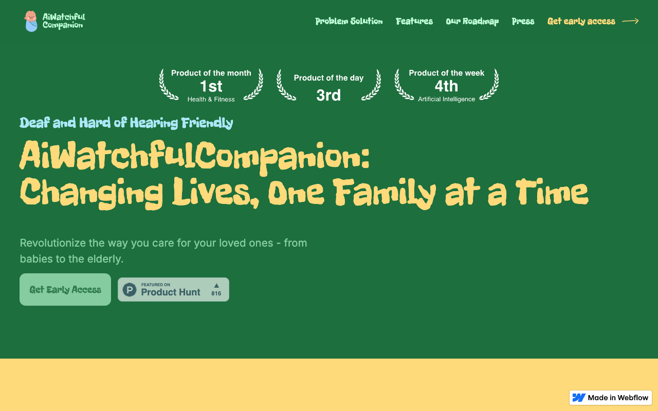 AIWatchfulCompanion - AI caregiver to assist in caring for your loved ones