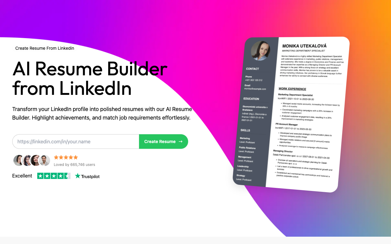 AIApply - Transform Your LinkedIn into a Resume with AI