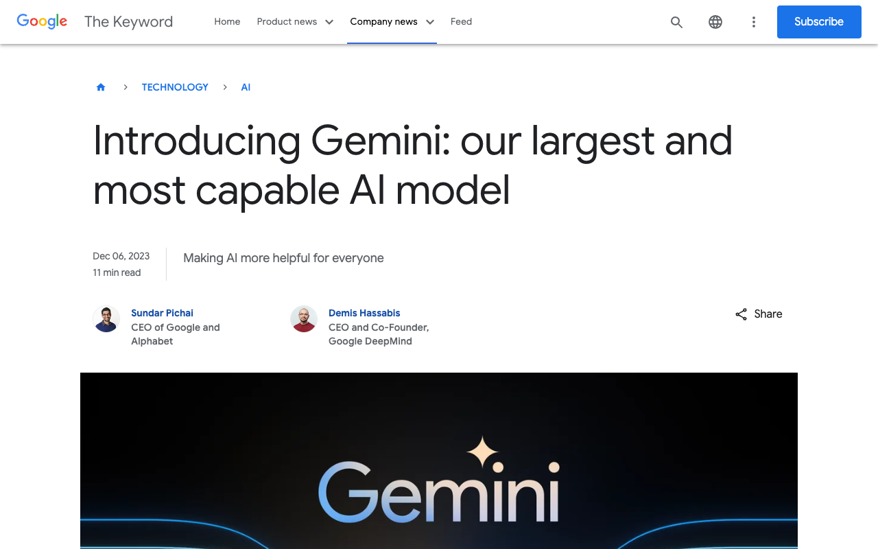 Gemini 1.5 Flash - A powerful but lightweight AI model from Google