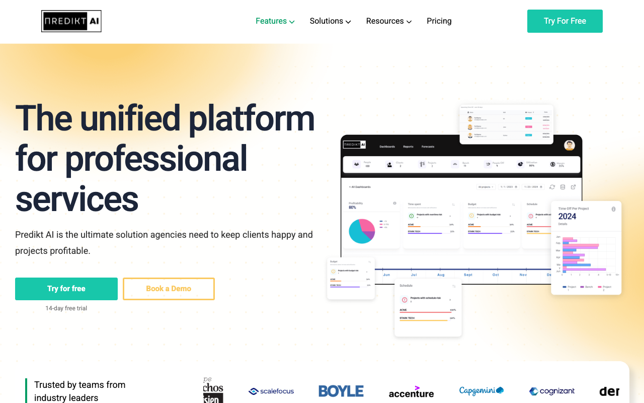 Predikt AI - Build and share beautiful reports with any data sources