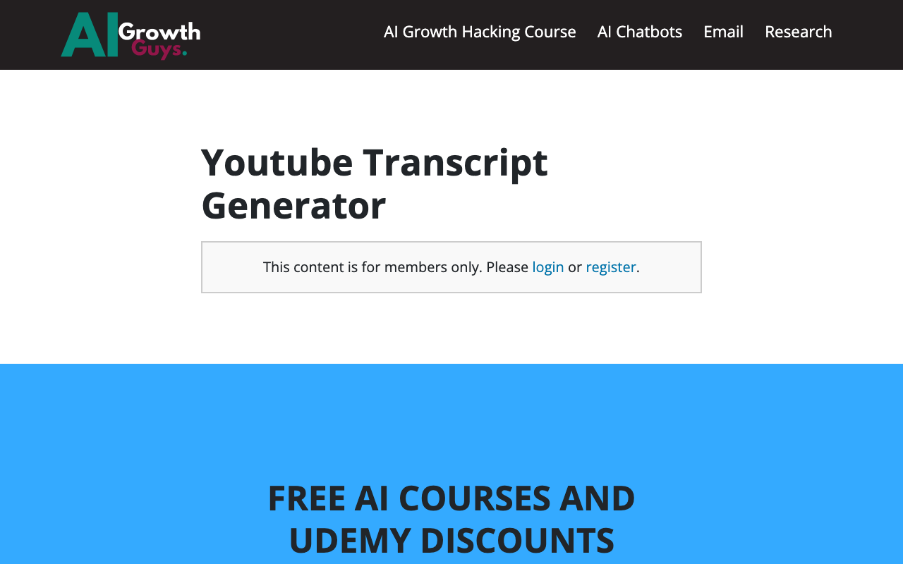 YouTube AI Transcript Wizard - Download YouTube Transcript AI Summary & PDF