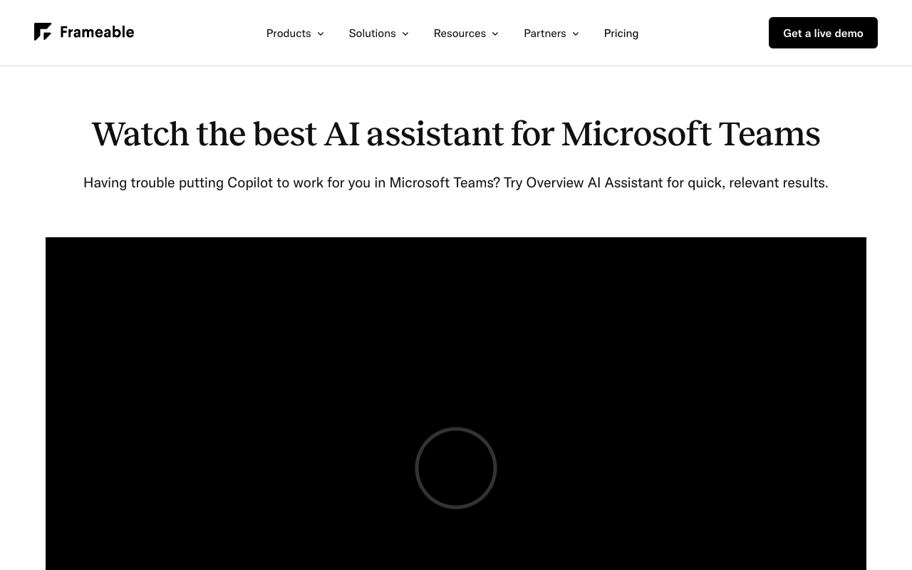 Frameable AI Assistant - Better AI for Microsoft Teams
