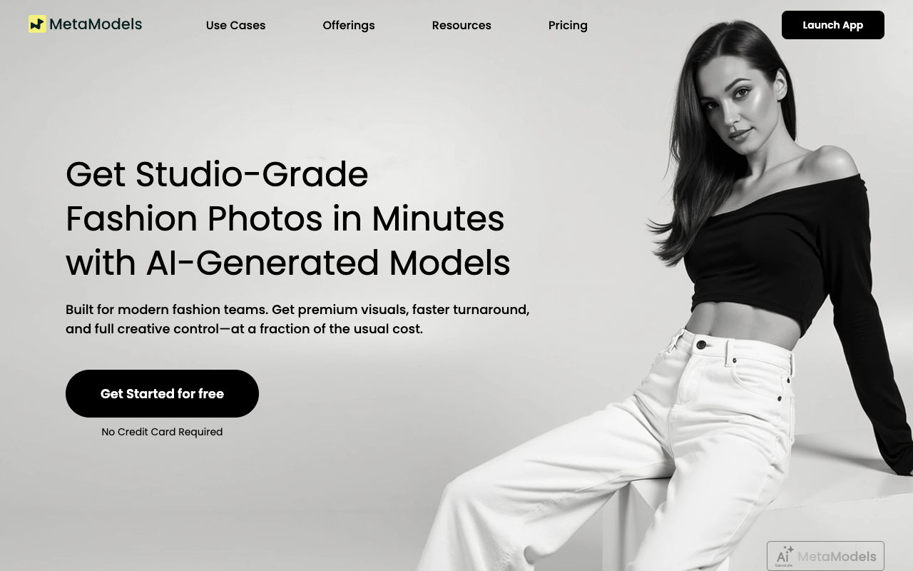 MetaModels - Enhance Catalogue Imagery with Realistic AI Models