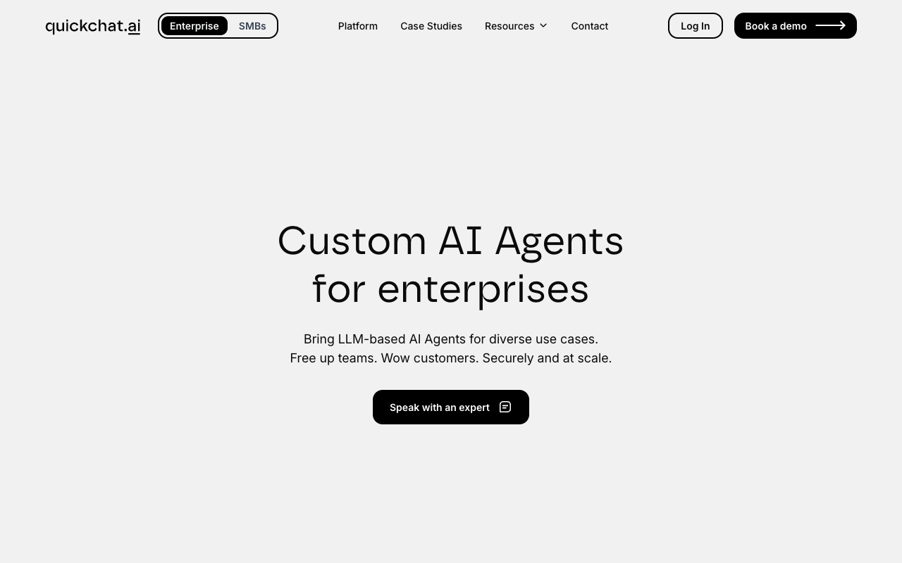 Quickchat AI - Build your AI Assistant. Know the sources of its responses AI Business