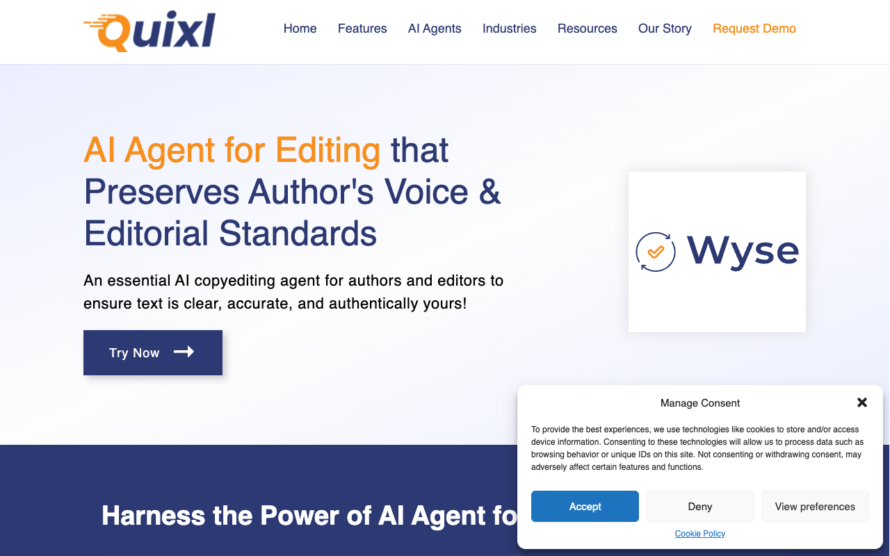 Wyse - AI for Editing that Respects the Author's Voice
