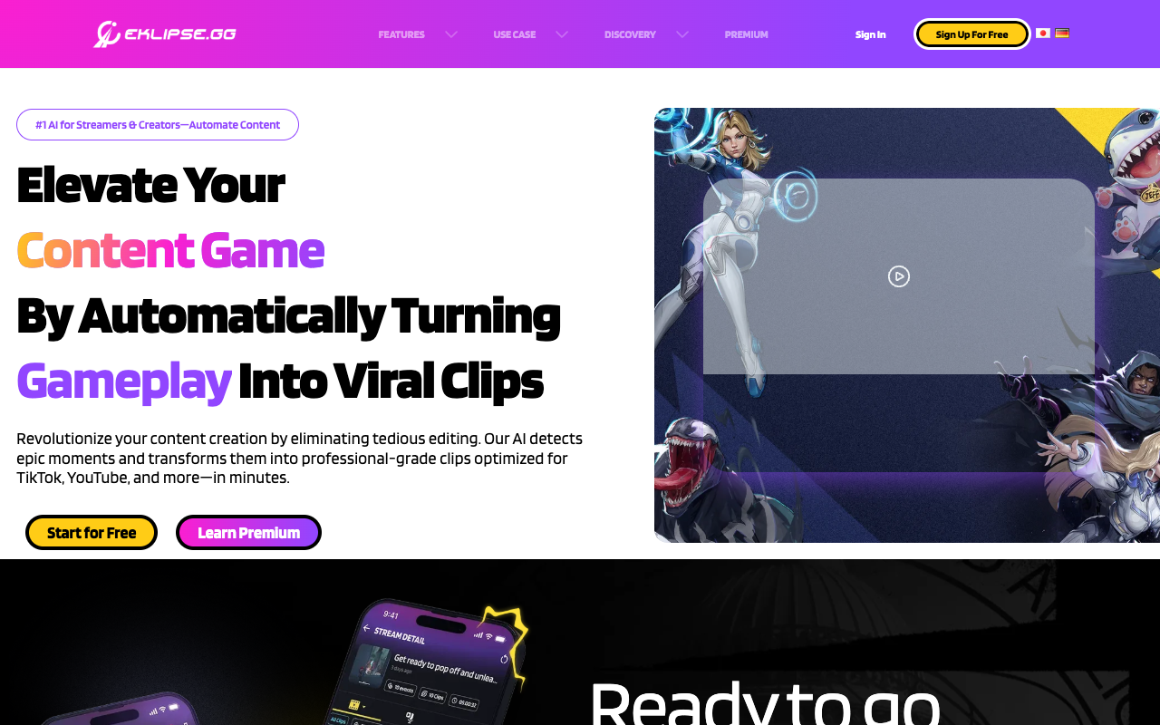 Eklipse: AI-Edit - Enhance your gaming clips with memes, sfx, vfx in seconds