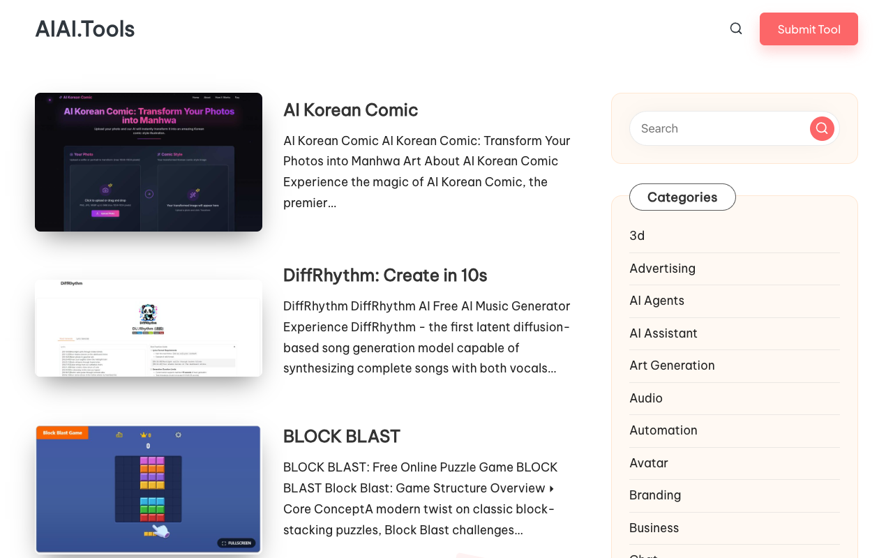 Discover the Largest AI Tools Directory with AI Free Tools List