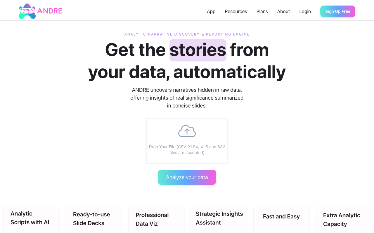 ANDRE - Automated survey data analysis & reporting
