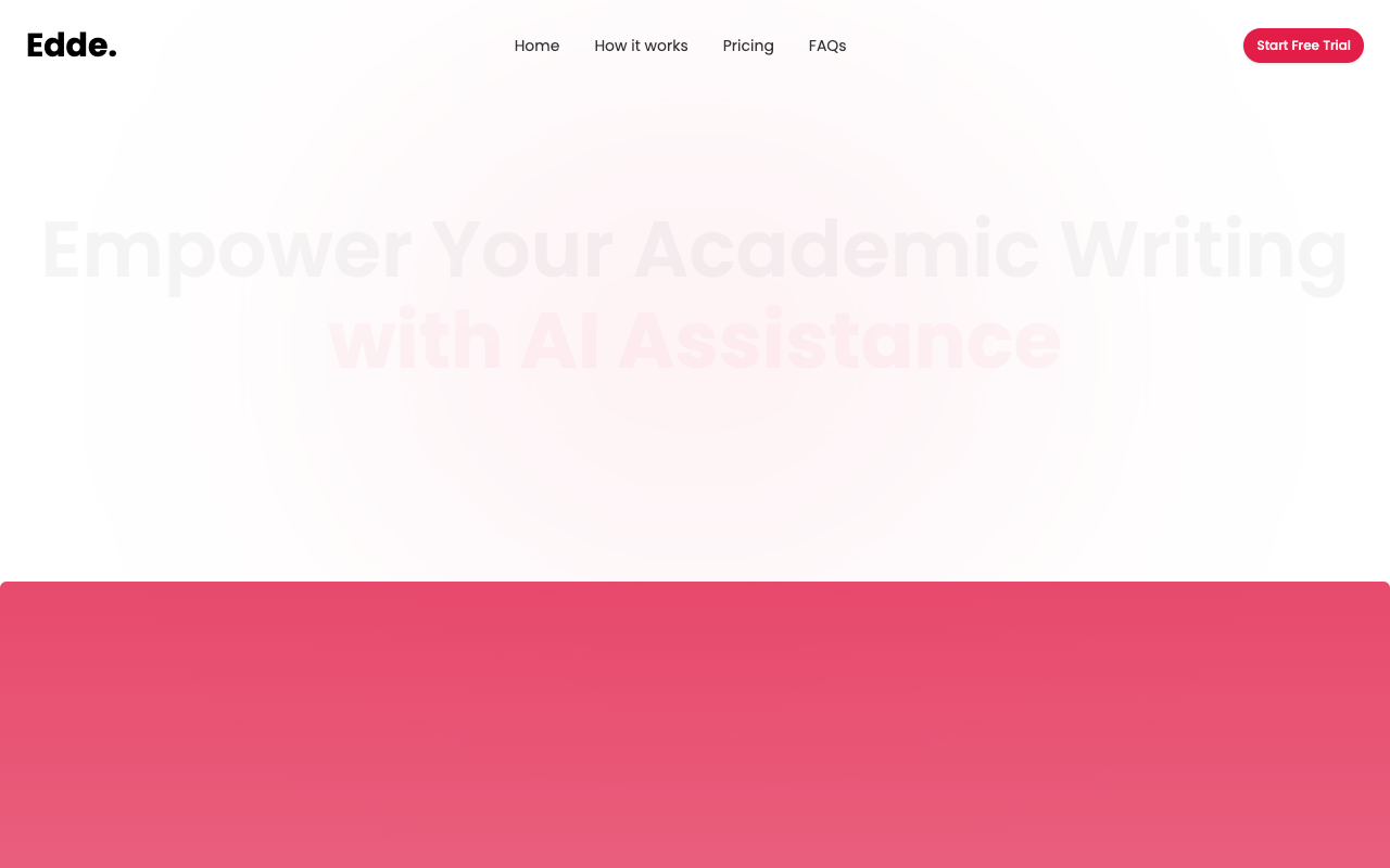 Edde AI - Your Academic Assistant for Writing Essays, Citing Papers, and More
