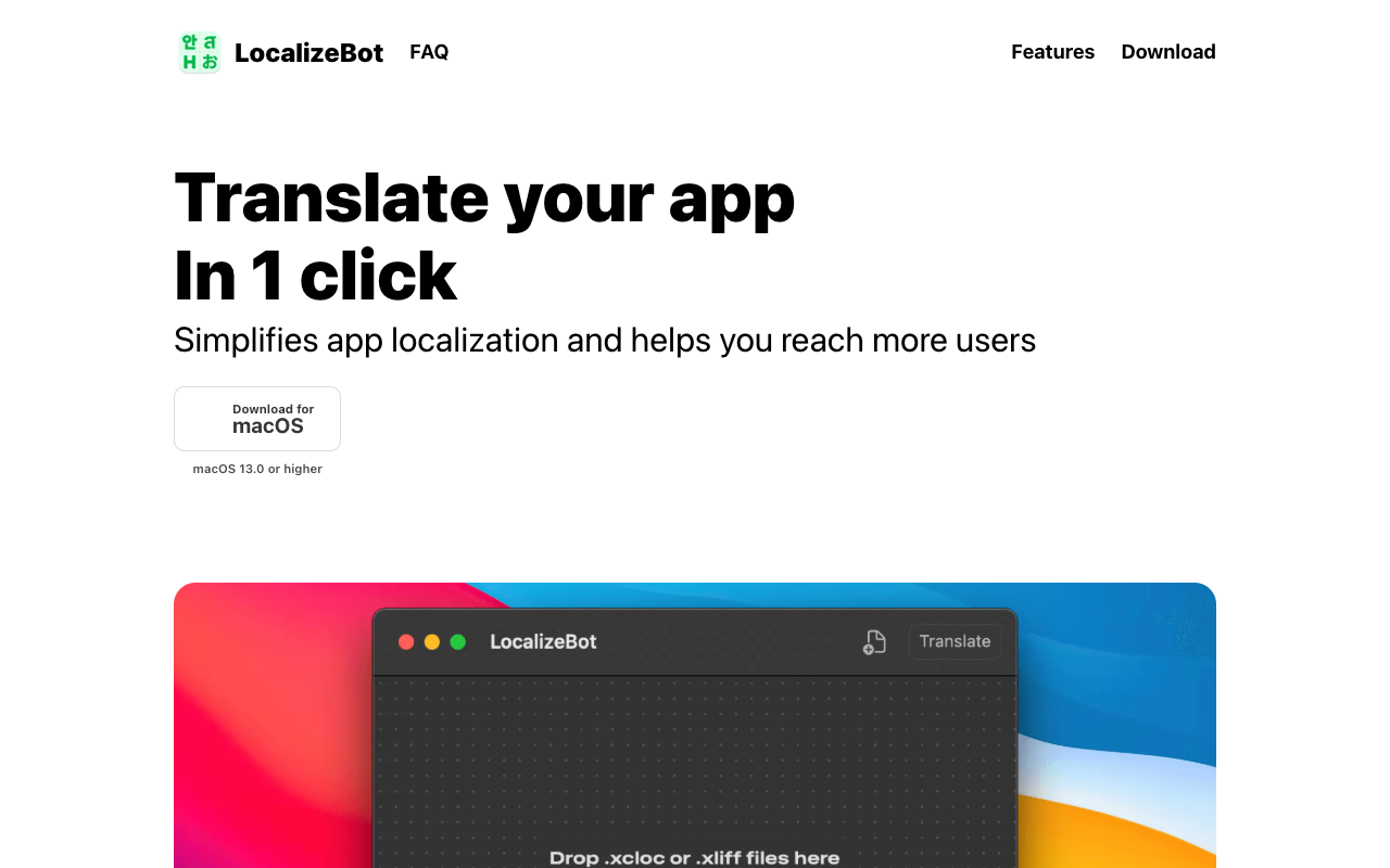 LocalizeBot + Context - Simplify App Localization and Reach More Users