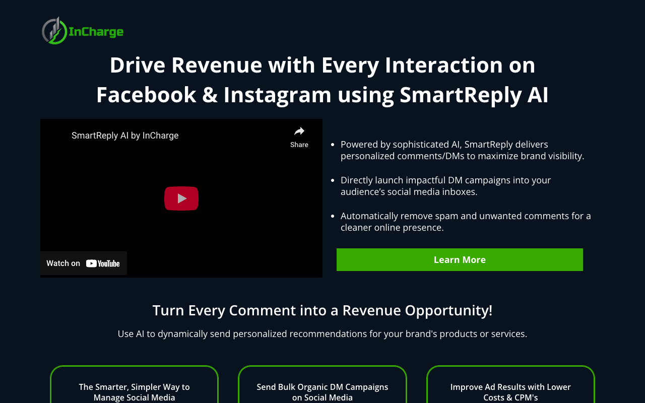SmartReply AI - Automating Engagement on Facebook and Instagram AI Social Media Marketing