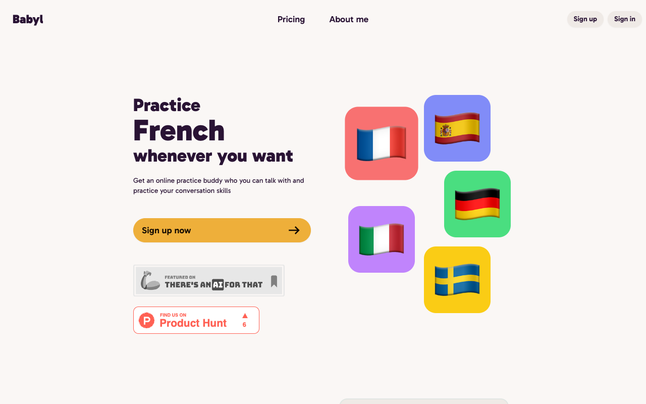 Babyl - Learn languages through conversations Language Learning AI