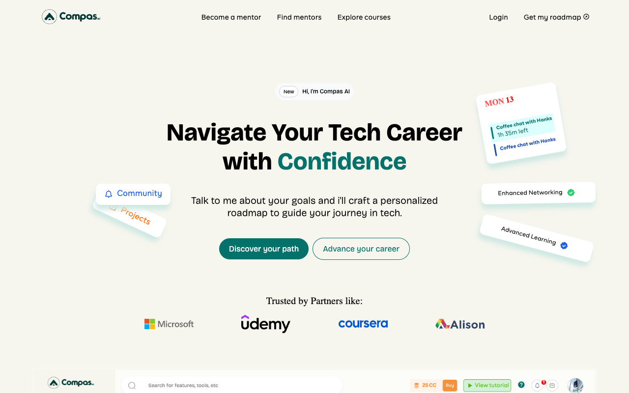 Compas AI - Guiding Tech Enthusiasts in Acquiring Essential Skills