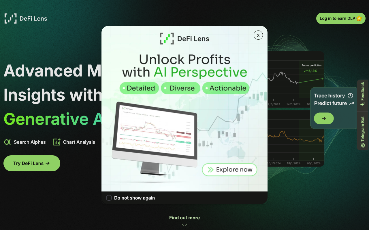 DeFi Lens - Revolutionizing Crypto Analytics with Generative AI