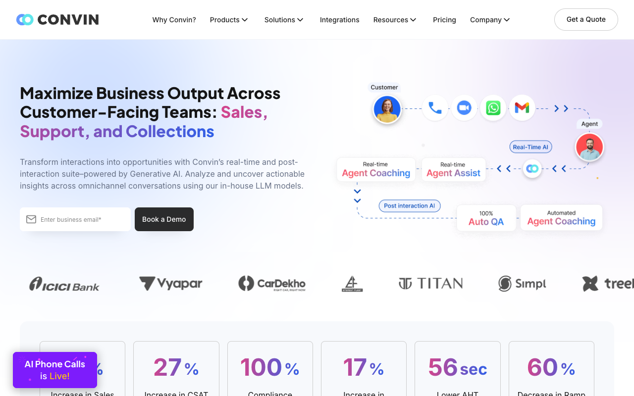 Real-Time Agent Assist By Convin - Empower Every Agent with AI-Powered Assistance on Live Calls