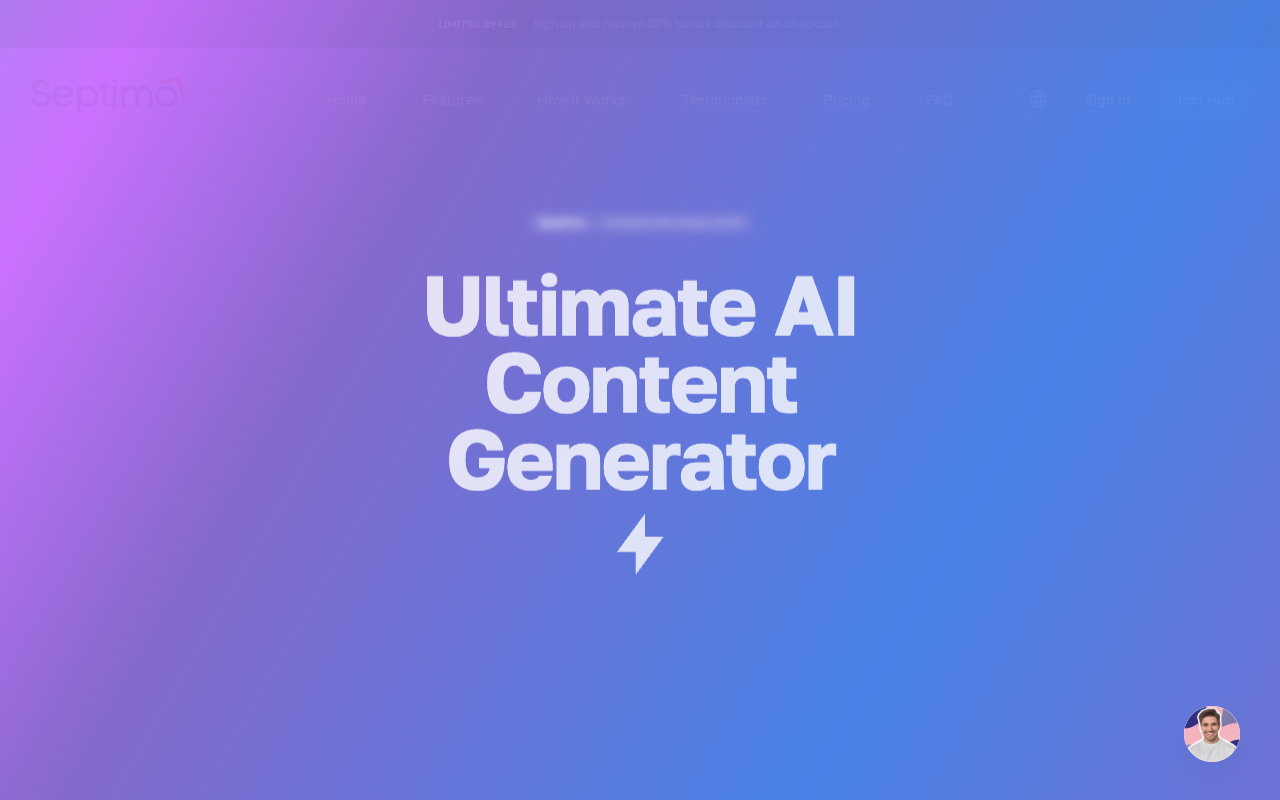 Septimo - AI Content Generation Platform