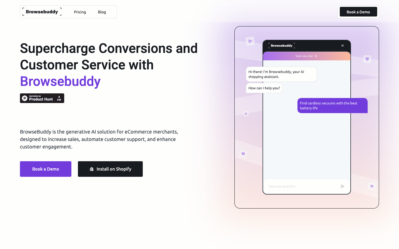 Browsebuddy - An AI co-pilot for e-commerce