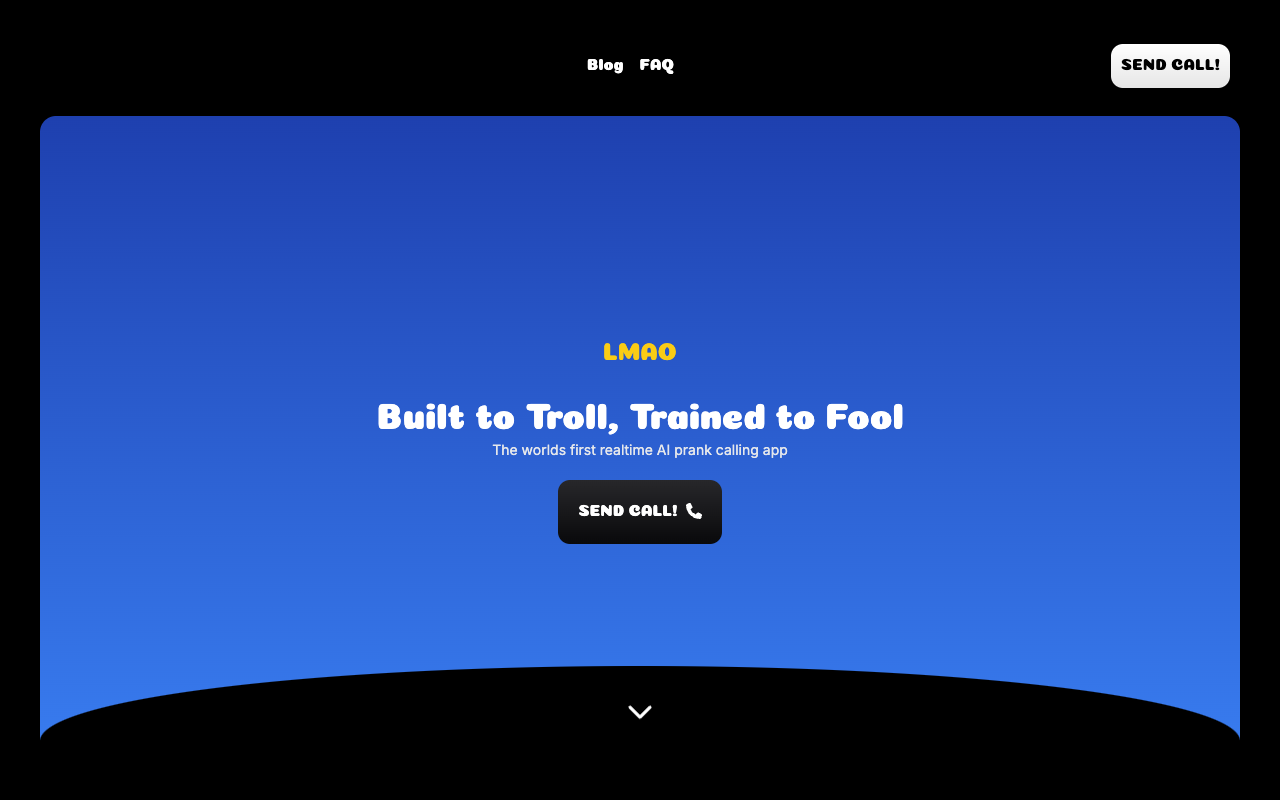 LMAO - Real Time AI Prank Calls