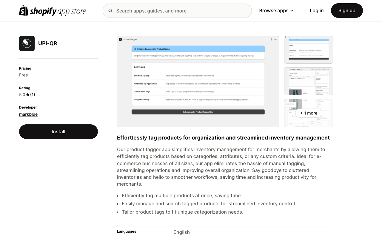 tag-product - Tag unlimited products instantly