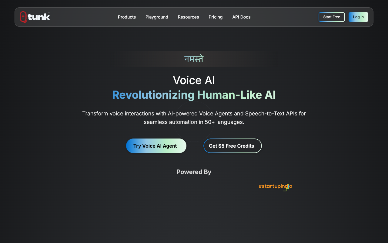 Tunk.AI - Transforming Speech to Text with AI