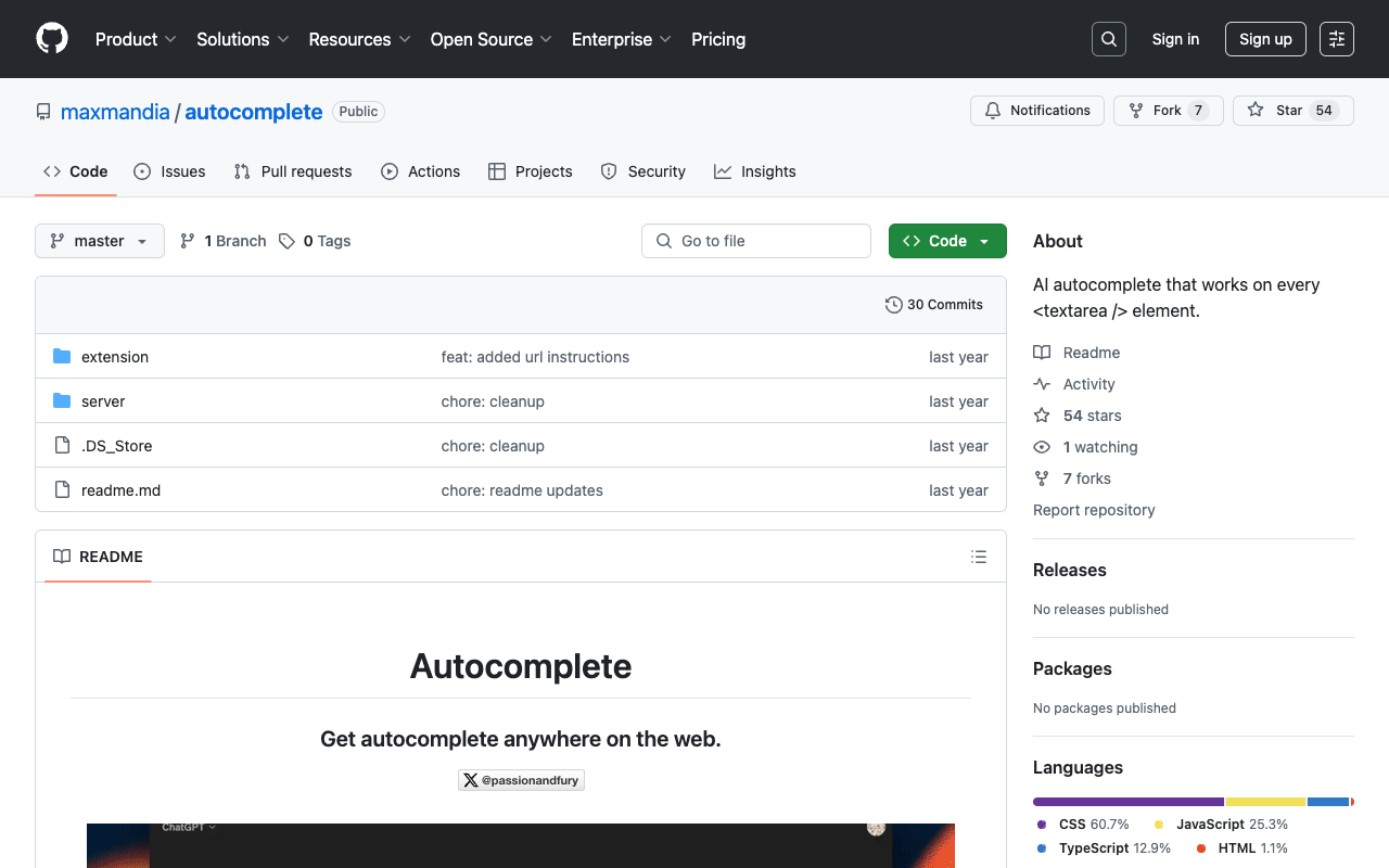 AI Autocomplete - Enhance Productivity with AI Autocomplete for Textarea Elements