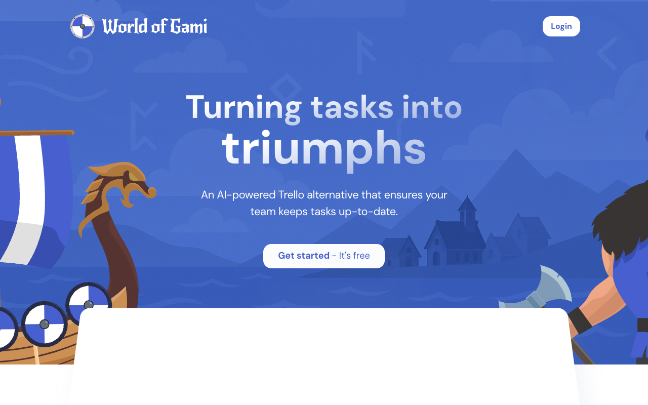 World of Gami - Boosting Team Productivity with Gamification and AI