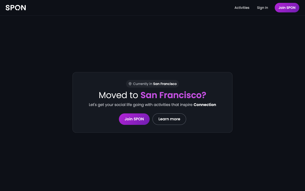 Spon - Empowering Community Builders to Engage, Grow, and Monetize