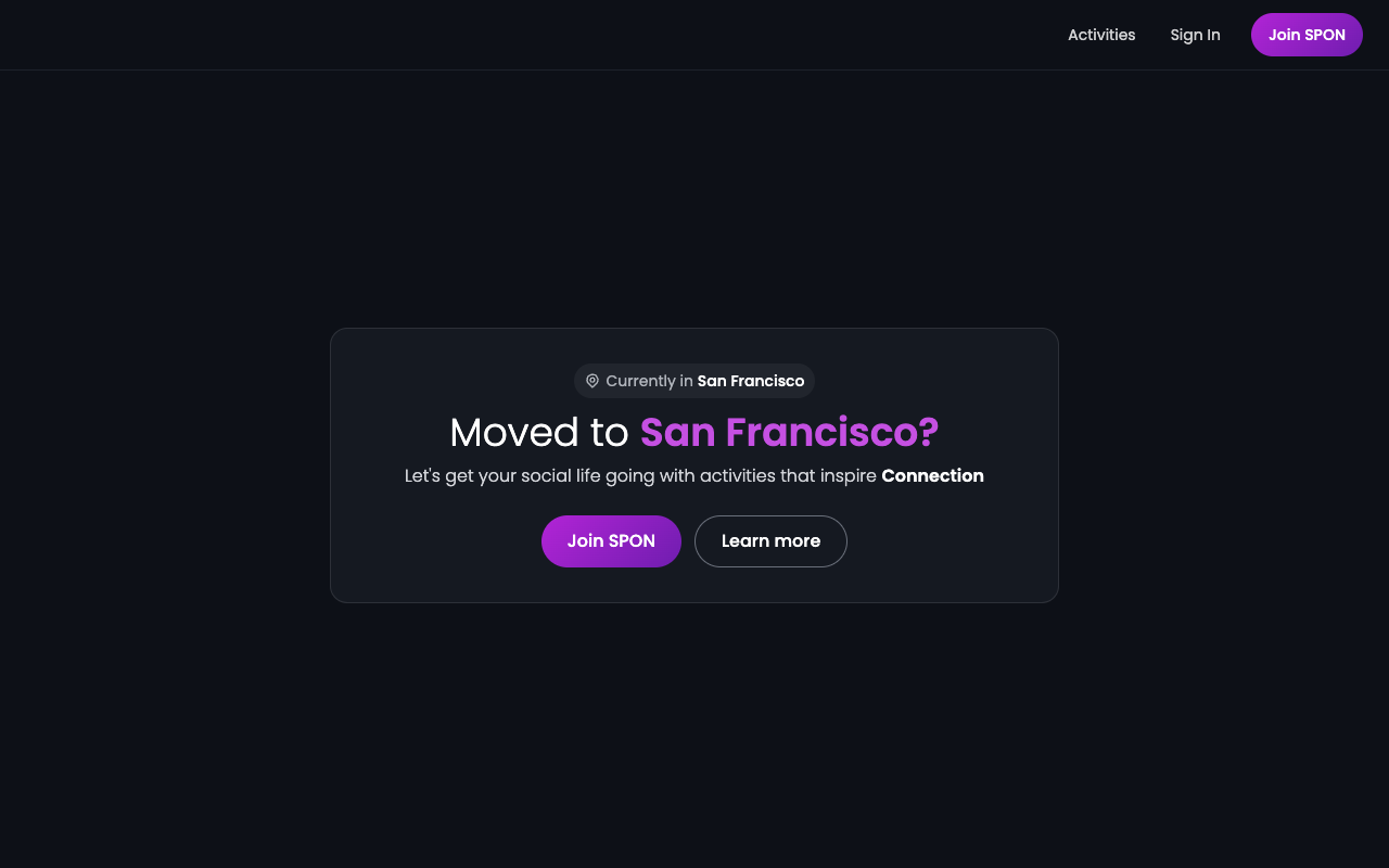 Spon - Empower Your Community with Engage, Grow, and Monetize Features