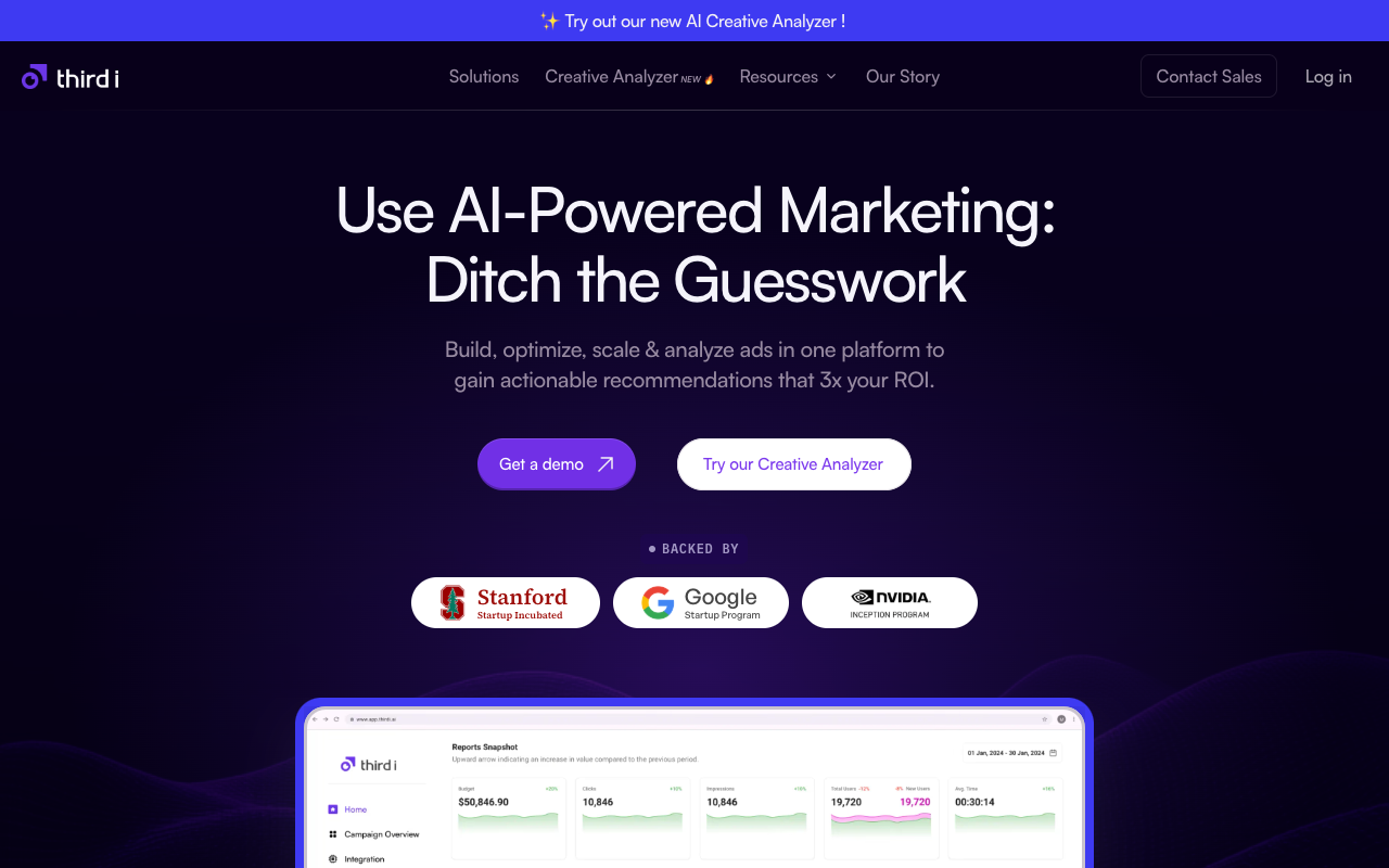 Thirdi - Marketing campaigns simplified, ROI realized