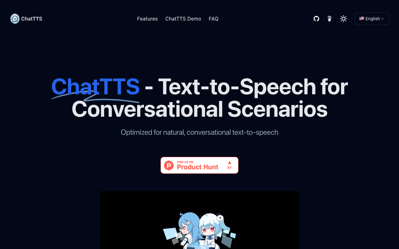 ChatTTS - A Generative Speech Model For Daily Dialogue