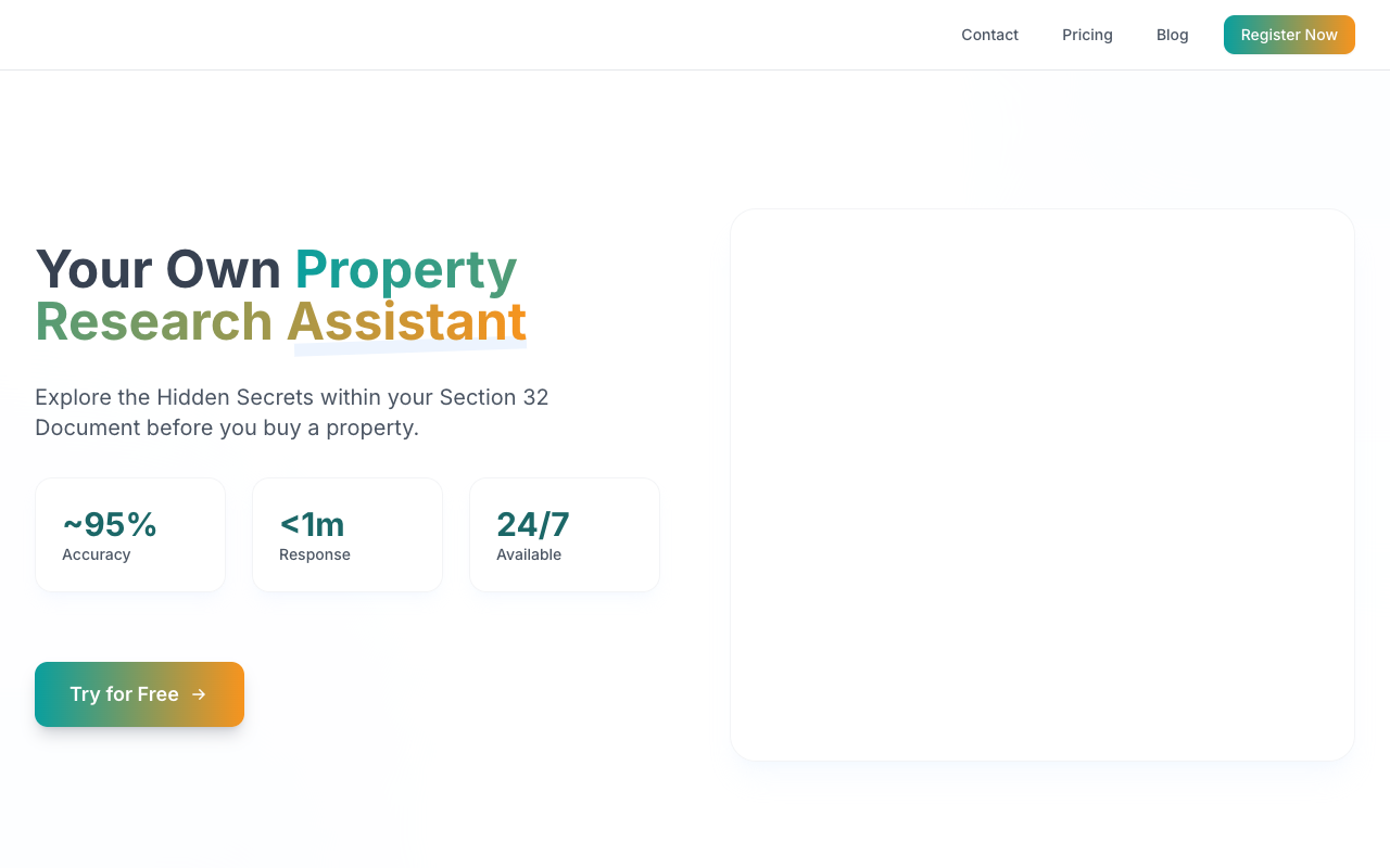 S32 - Simplify Real Estate with Australia's AI Conveyancer