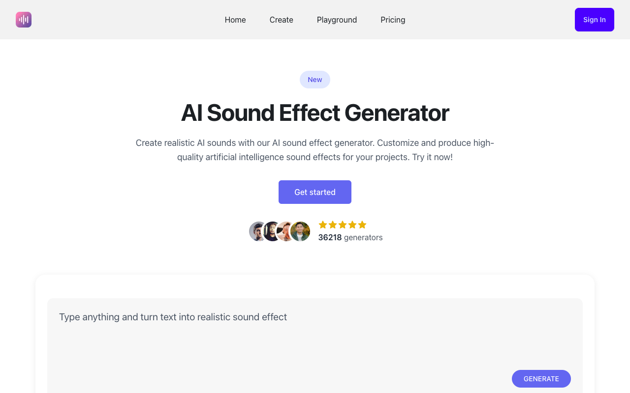 Ai Sound Effect Generator - Create Realistic AI Sounds