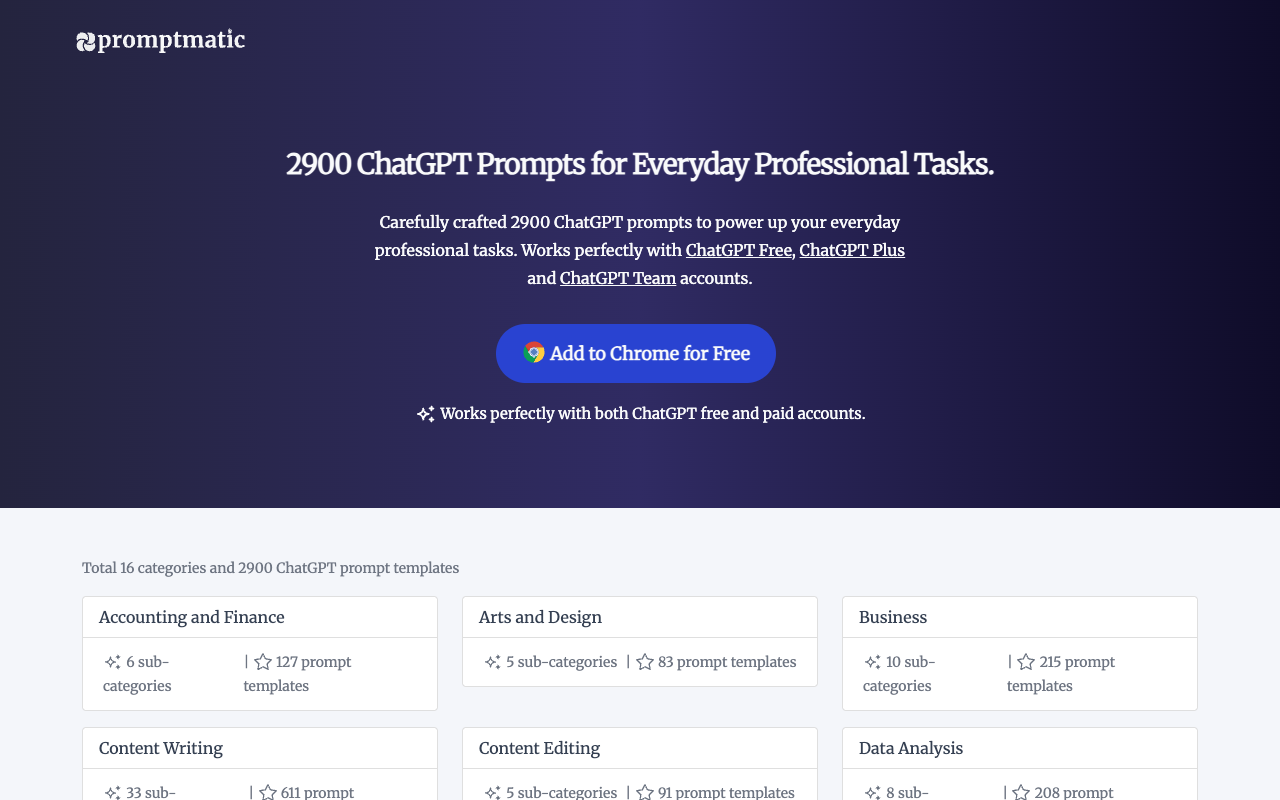 ChatGPT Prompt Library - Automate Your Writing and Research Tasks