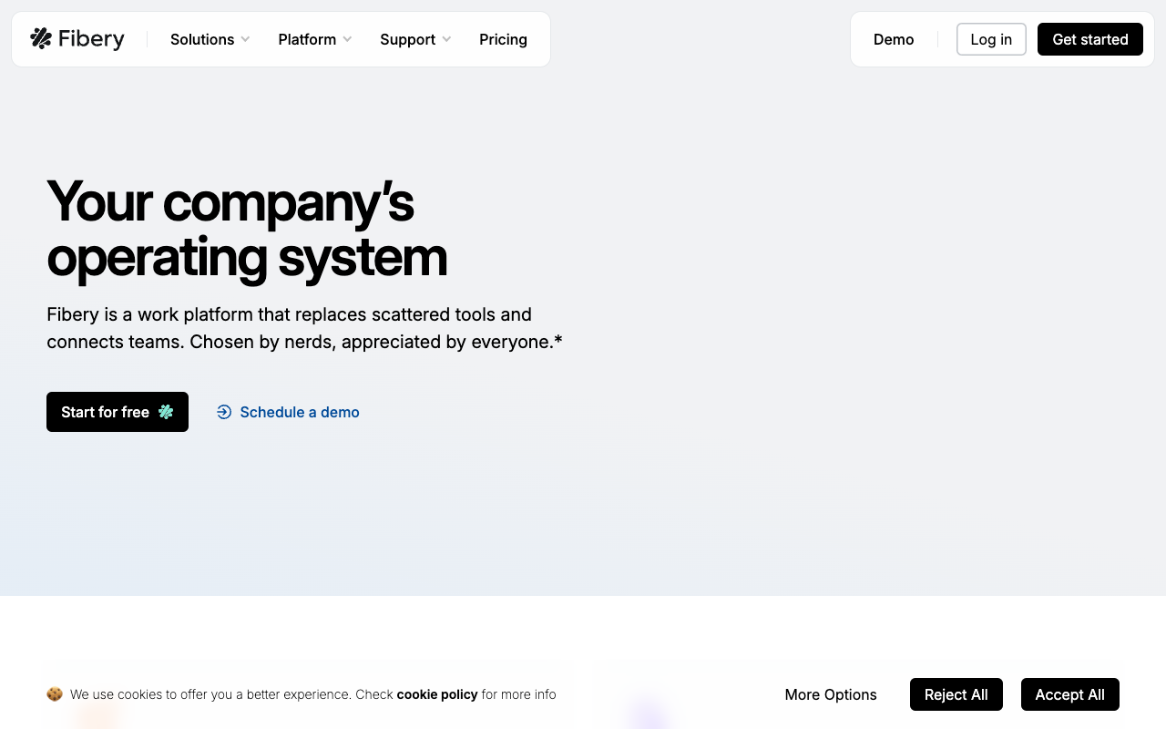 Fibery 2.0 - Product discovery & development platform