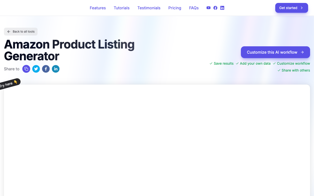 Sellscribe - AI ecommerce product listing researcher and writer